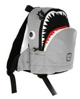 pick&pack Pick & Pack Shark Shape Backpack S Grey