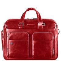 Piquadro Blue Square Kurzgrifflaptoptasche 39 cm, rot