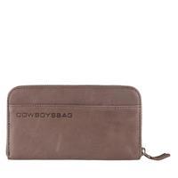 Cowboysbag, The Purse Geldbörse Leder 19,5 Cm in mittelgrau, Geldbörsen für Damen