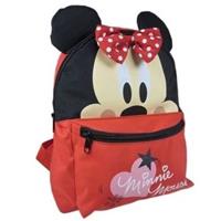 Disney Rugzak Minnie Mouse Oortjes Rood 24 x 10 x 30 cm