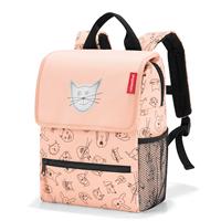 reisenthel backpack kids cats and dogs rose