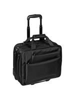 Dermata Office Case aus Nylon Businesstrolley 44,5 cm 17", schwarz