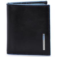 Piquadro, Blue Square Geldbörse Leder 8,5 Cm in schwarz, Geldbörsen für Herren