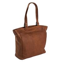 The Chesterfield Brand Shopper Berlin 15,4" Cow Wax Pull Up Collection, Cognac [31]