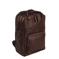 The Chesterfield Brand Rucksack Belford 14" Cow Wax Pull Up Collection, Braun [01]
