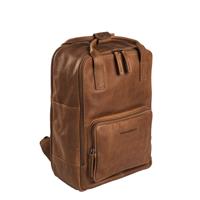 The Chesterfield Brand Rucksack Belford 14" Cow Wax Pull Up Collection, Cognac [31]