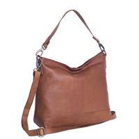 The Chesterfield Brand Damen Hobobag Amelia Cow Wax Pull Up Collection, cognac, cognac
