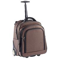 Dermata Rucksacktrolley mit 2 Rollen 17", Braun