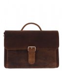Plevier Darwin Old Skool Vintage Bag 2-Vaks 15.6" Brown