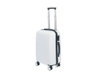 Reke Handbagage koffer 55cm wit 4 wielen trolley met pin