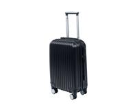 Reke Handbagage koffer 55cm zwart 4 wielen trolley met pin