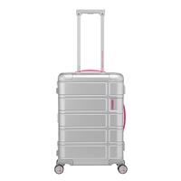 American Tourister Hartschalen-Trolley "Alumo 55 cm pink" 4 Rollen