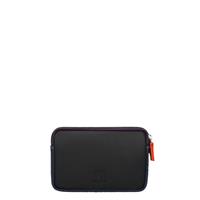 Mywalit Small Leather Double Zip Purse black/pace