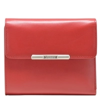 Esquire Geldbörse "Helena", Leder, 12 cm, für Damen, rot