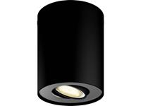 Philips white Ambiance Pillar LED-spot zwart