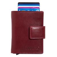 Figuretta portemonnee Cardprotector Rfid 10,2 cm leer rood
