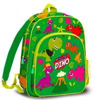 Kids Licensing schooltas Crazy Dino 36 cm polyester groen