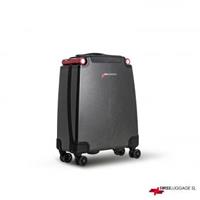 swissluggagesl SwissLuggage SL Cabin Suitcase 55cm 4R Black/Red
