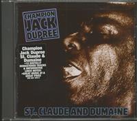 Champion Jack Dupree St. Claude And Dumaine (CD, Cut-Out)