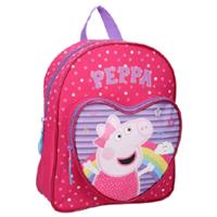 Nickelodeon rugzak Peppa Pig hart 7 liter polyester roze/paars