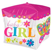 DeBallonnensite Cubez ballon Baby Girl