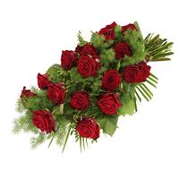 Boeketcadeau Rouwboeket rode rozen bezorgen