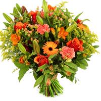 Boeketcadeau Oranje bloemen bestellen