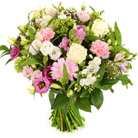 Boeketcadeau Witte en roze bloemen bezorgen