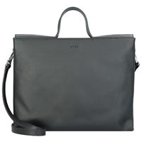 Bree Pure 13 Handtasche Leder 33 cm Laptopfach Handtaschen schwarz Damen