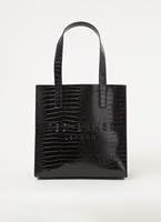 Ted Baker Reptcon Shopper Black-Black