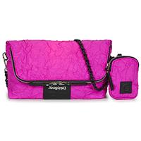 Desigual, Bag Crush Venecia Schultertasche 26 Cm in pink, Schultertaschen für Damen