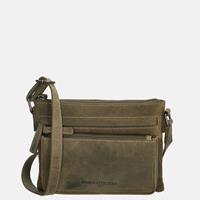 Hide and Stitches Hide & Stitches Idaho crossbody tas olive green