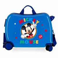 Mickey Mouse Circle Abs Rol Zit Kinderkoffer Blauw