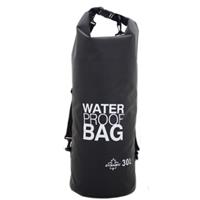 Antonio World Fashion Waterdichte duffel bag/plunjezak 30 liter zwart -