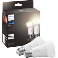 Philips Hue 871951428919200 LED-lamp (2 stuks) Energielabel: F (A - G) Hue White E27 Doppelpack 2x1050lm 75W E27 19 W Warmwit
