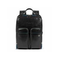 Piquadro , B2 Revamp Rucksack Rfid Leder 42 Cm Laptopfach in schwarz, Rucksäcke für Damen