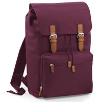 Bagbase Vintage schooltas rugzak/rugtas bordeaux rood 49 cm -