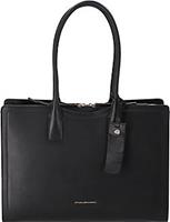 Piquadro , Gea Schultertasche Leder 41 Cm Laptopfach in schwarz, Schultertaschen für Damen
