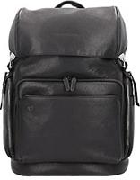 Piquadro , Black Square Rucksack Leder 44 Cm Laptopfach in schwarz, Rucksäcke für Damen