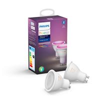 Philips Hue GU10 Duopack - White and Color Ambiance - 2 lampen - Bluetooth