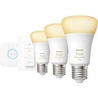 Philips Hue LED-lamp 871951429123200 Energielabel: F (A - G) Hue White Ambiance E27 3er Starter Set inkl. Dimmschalter 3x800lm 75W E27 24 W Warmwit