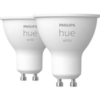 Philips Hue LED-lamp (2 stuks) 871951434014500 Energielabel: F (A - G) Hue White GU10 Doppelpack 2x400lm GU10 10.4 W Warmwit Energielabel: F (A - G)