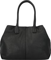 Liebeskind , Chelsea M Snake Shopper Tasche Leder  41 Cm in schwarz, Schultertaschen für Damen