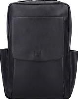 Buckle & Seam , Camden Rucksack Leder 40,5 Cm Laptopfach in schwarz, Rucksäcke für Damen