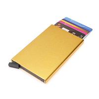 Figuretta Aluminium Hardcase Rfid Cardprotector Goud