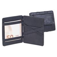 Rimbaldi Magic Wallet Portemonnee Heren - Rfid Anti-skim eer - Zwart