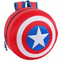Marvel Avengers Peuterrugzak 3d Captain America - 31 X 31 X 10 Cm- Polyester