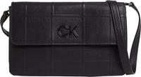 Calvin Klein Re-Lock Crossbody Bag Flap Quilt black Damestas