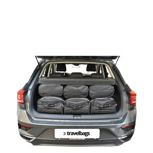 Car-Bags Volkswagen T-Roc (A1) 2017-heden 5-deurs hatchback Laadvloer Hoog Reistas