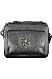 Calvin Klein, Umhängetasche Re-Lock Camera Bag in schwarz, Umhängetaschen für Damen